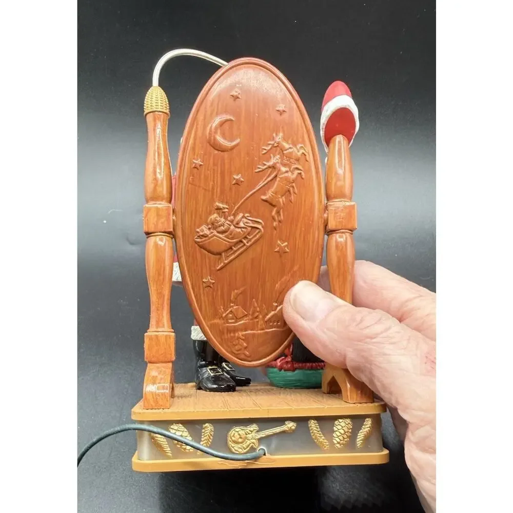 Hallmark Ornament Snug Fit for Santa Once Upon a Christmas music ornament LO24